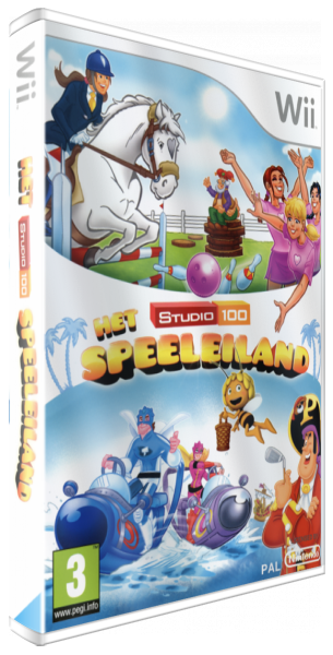 The Studio 100: Play Island — box-3D (EU)
