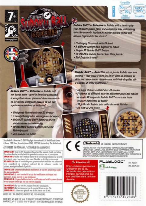 Sudoku Ball - Detective — box-2D-back (FR)