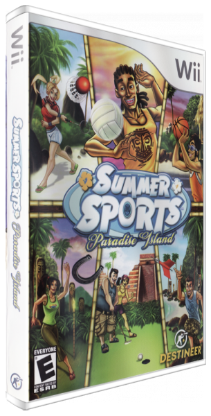 Summer Sports - Paradise Island — box-3D (US)