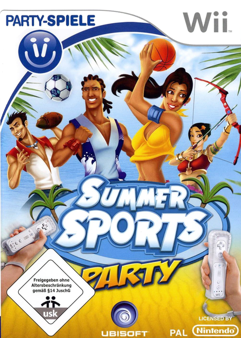 Summer Sports Party — box-2D (DE)