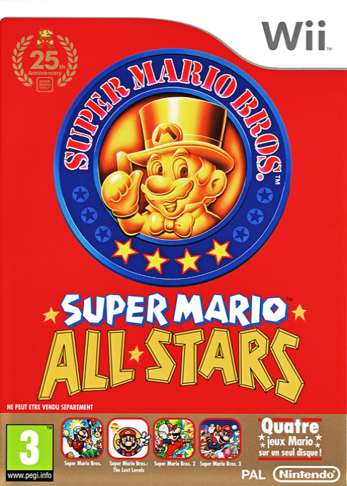 Super Mario All-stars - Edition 25e Anniversaire — box-2D (FR)