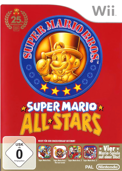 Super Mario All-stars - Edition 25e Anniversaire — box-2D (DE)