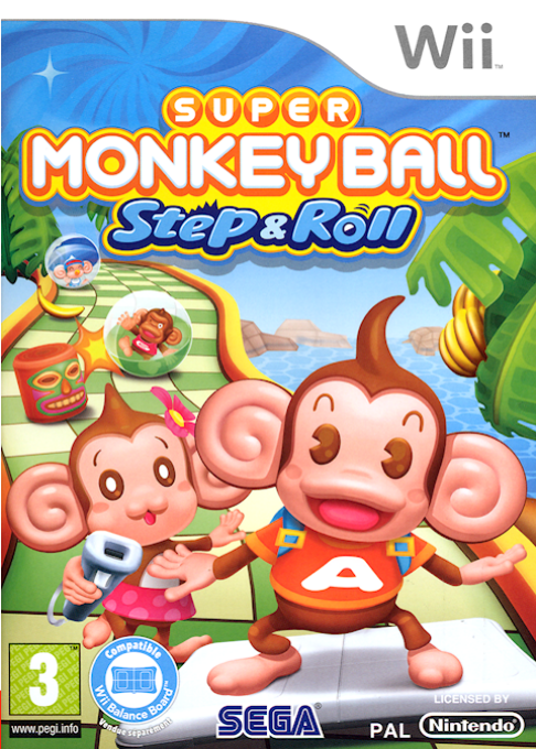 Super Monkey Ball - Step And Roll — box-2D (FR)