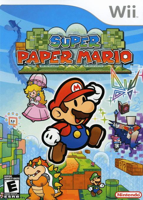 Super Paper Mario box art