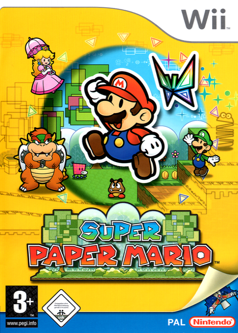 Super Paper Mario — box-2D (DE)