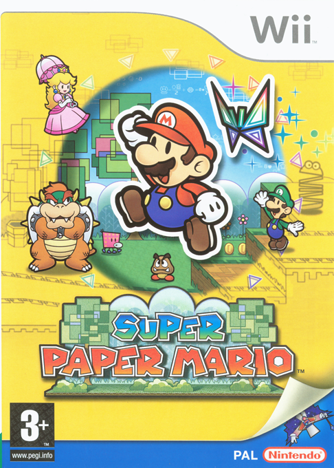 Super Paper Mario — box-2D (EU)