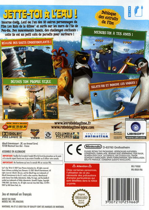 Surf's Up — box-2D-back (FR)