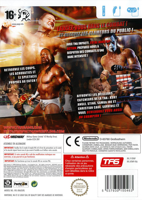 TNA iMPACT! — box-2D-back (FR)