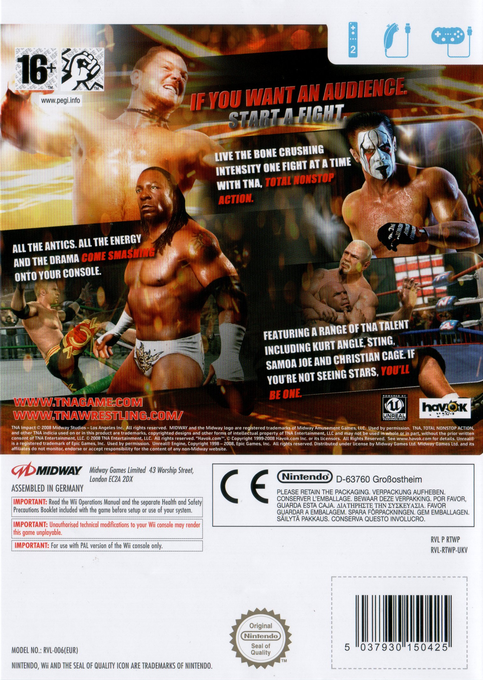 TNA iMPACT! — box-2D-back (EU)