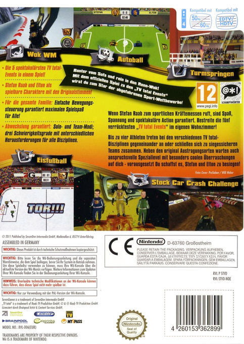 TV Total Events — box-2D-back (DE)