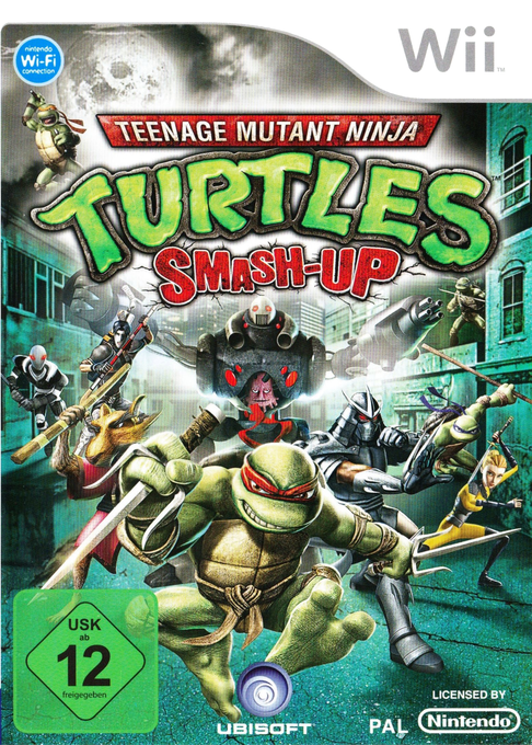 Teenage Mutant Ninja Turtles - Smash-up — box-2D (DE)