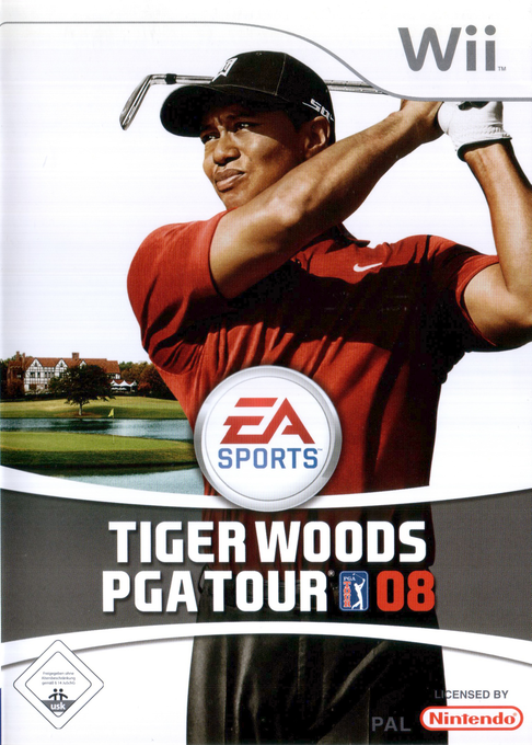 Tiger Woods Pga Tour 08 — box-2D (DE)