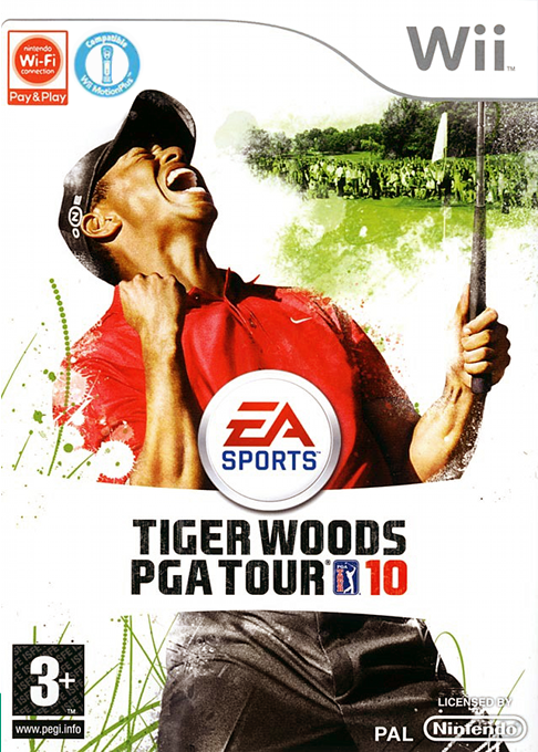 Tiger Woods Pga Tour 10 — box-2D (EU)