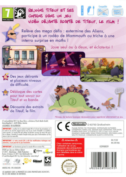 Titeuf - Le Film — box-2D-back (FR)