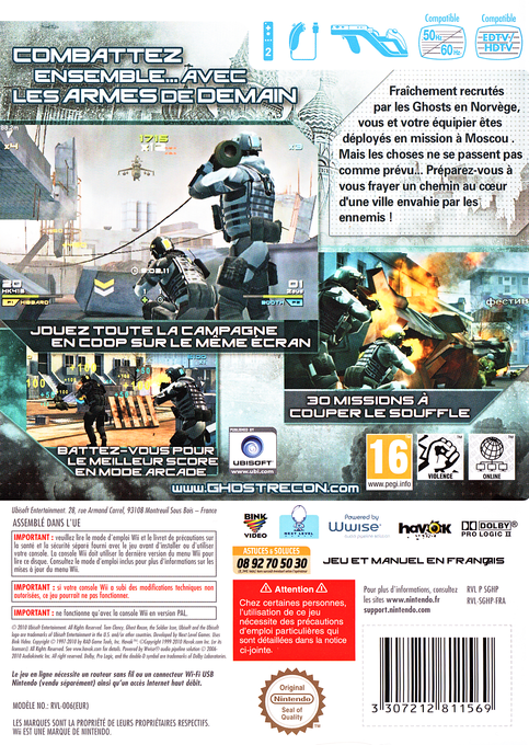 Tom Clancy's Ghost Recon — box-2D-back (FR)