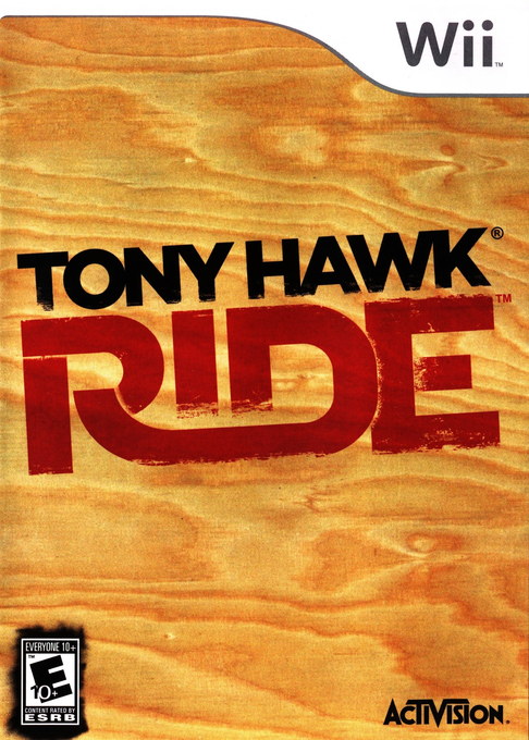 Tony Hawk Ride box art