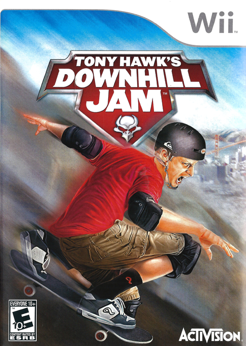 Tony Hawk's Downhill Jam box art