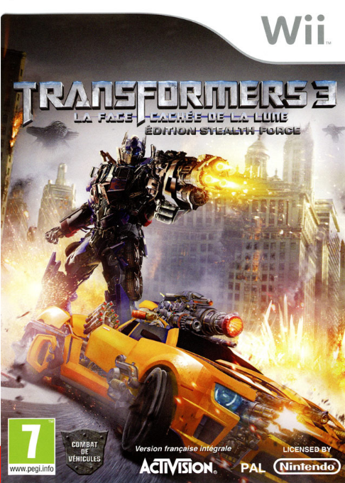 Transformers - Dark of the Moon - Stealth Force Edition — box-2D (FR)