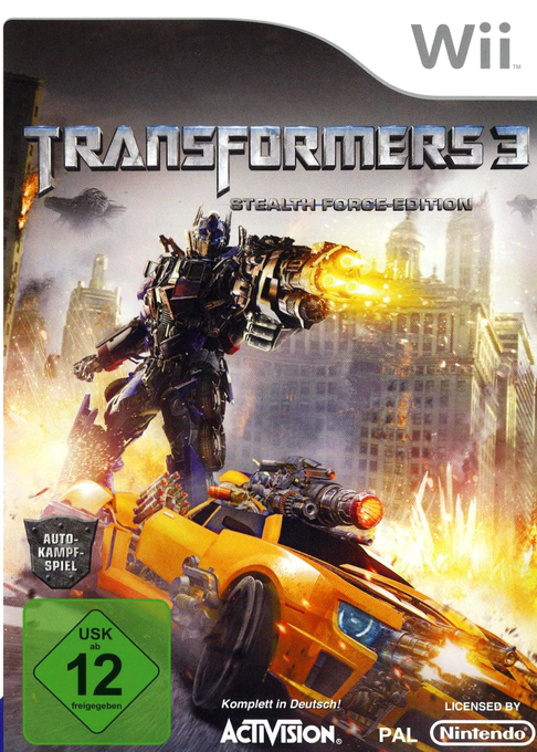 Transformers - Dark of the Moon - Stealth Force Edition — box-2D (DE)