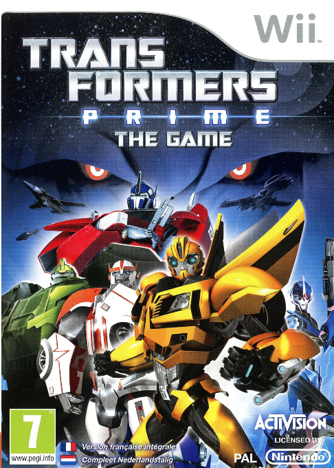 Transformers Prime - The Game — box-2D (FR)