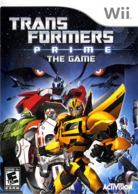 Transformers Prime - The Game box art