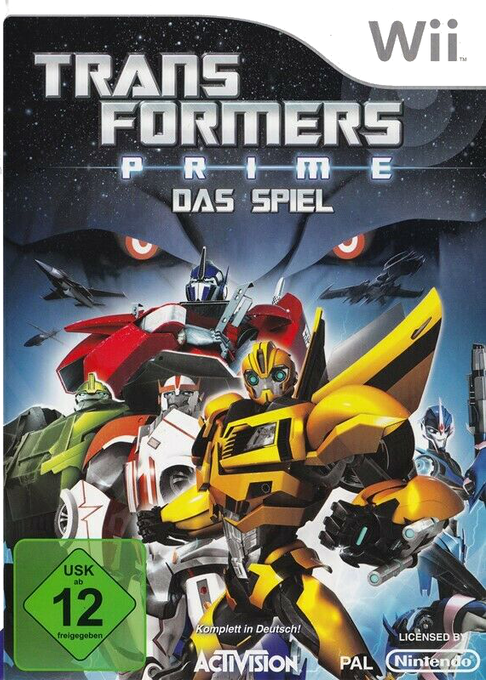 Transformers Prime - The Game — box-2D (DE)