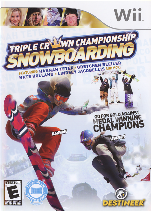 Triple Crown Championship Snowboarding box art