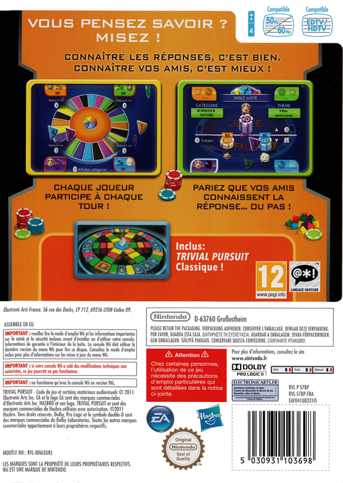 Trivial Pursuit - Casual — box-2D-back (FR)