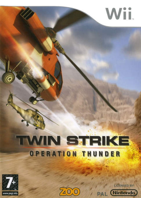 Twin Strike - Operation Thunder — box-2D (UK)