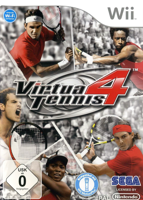 Virtua Tennis 4 — box-2D (DE)
