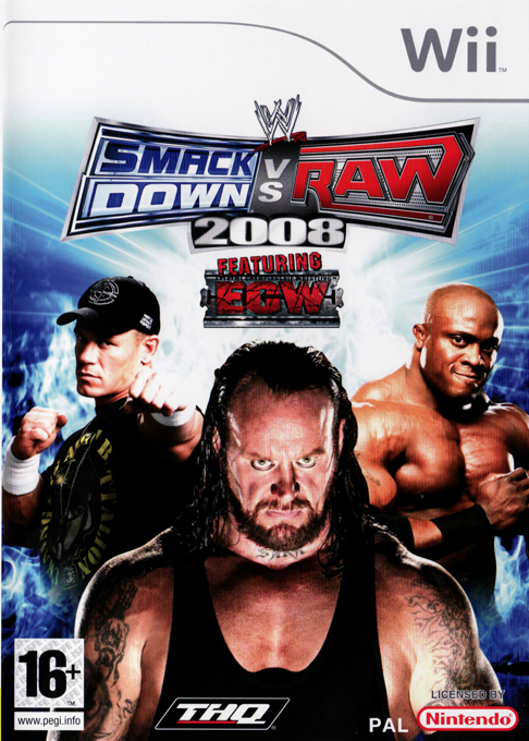 WWE Smackdown Vs Raw 2008 — box-2D (EU)