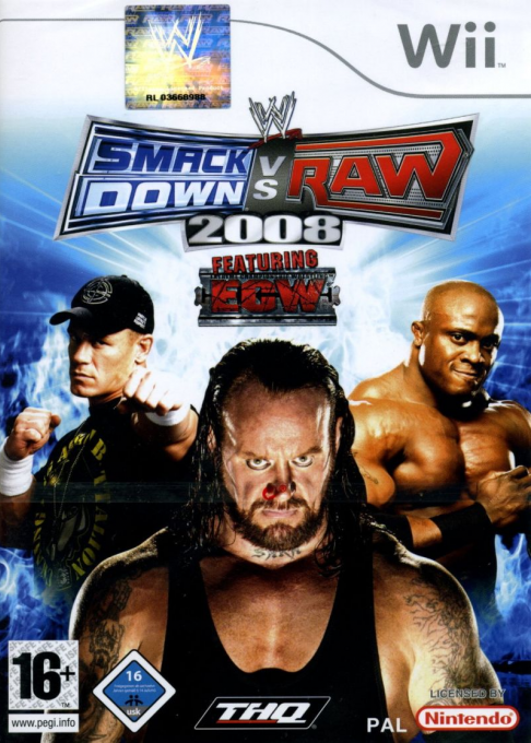 WWE Smackdown Vs Raw 2008 — box-2D (DE)