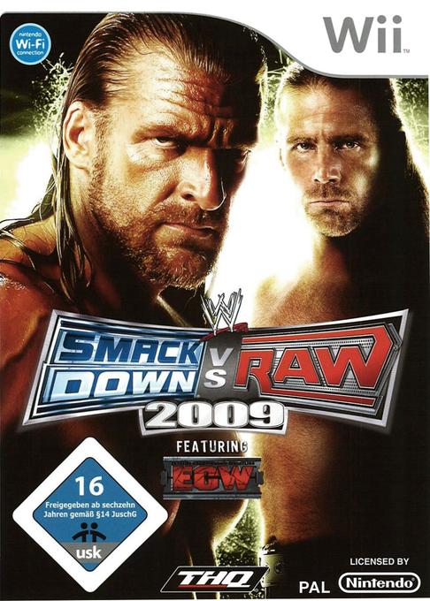 WWE Smackdown Vs Raw 2009 — box-2D (DE)