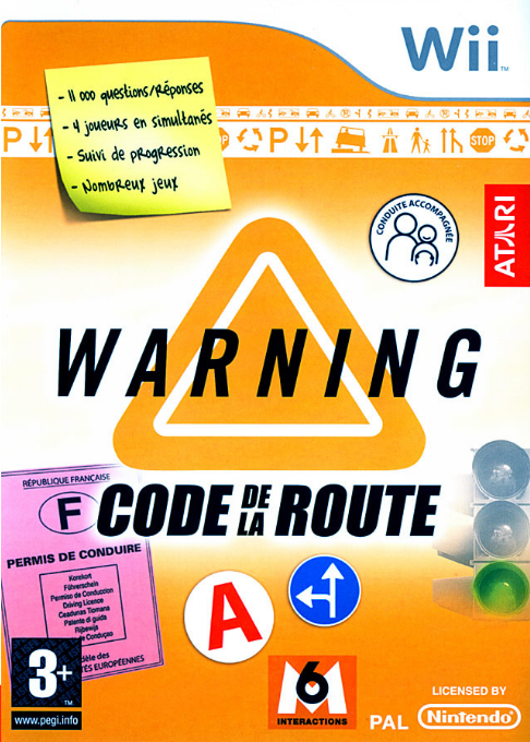 Warning - Code De La Route box art