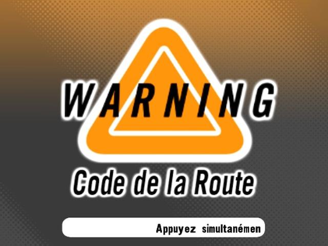 Warning - Code De La Route — sstitle (FR)