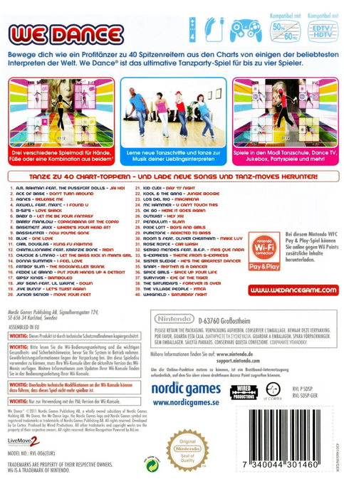 We Dance — box-2D-back (DE)