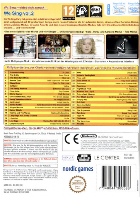 We Sing Encore — box-2D-back (DE)
