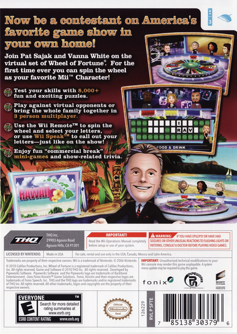Wheel Of Fortune — box-2D-back (US)
