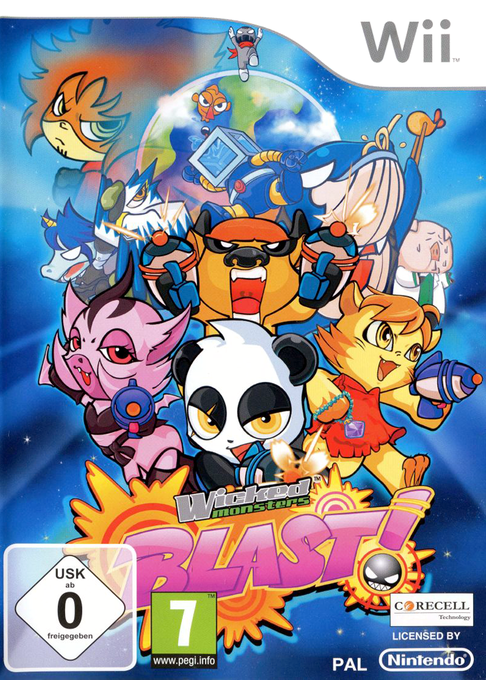 Wicked Monsters Blast! — box-2D (EU)