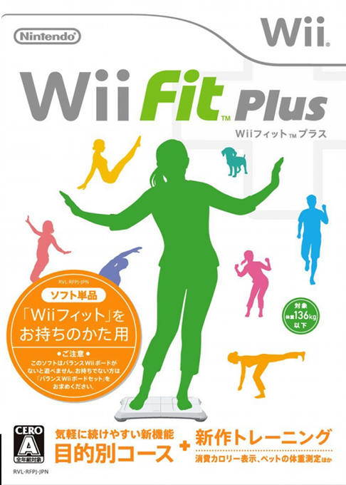 Wii Fit Plus — box-2D (JP)