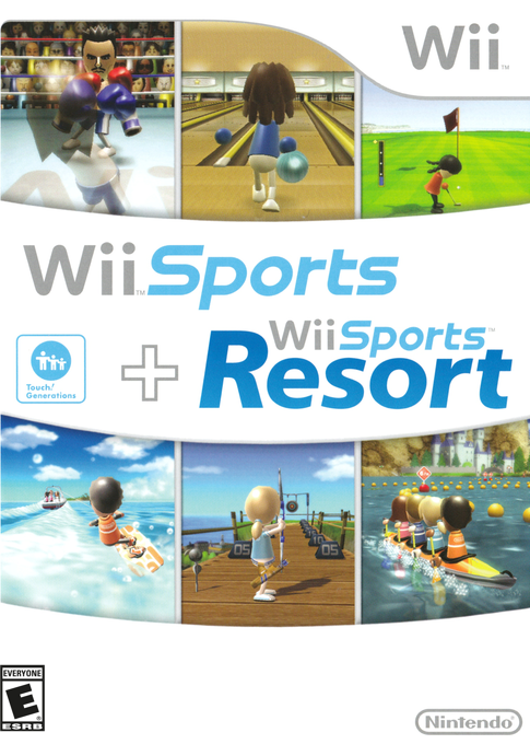 Wii Sports And Wii Sports Resort box art