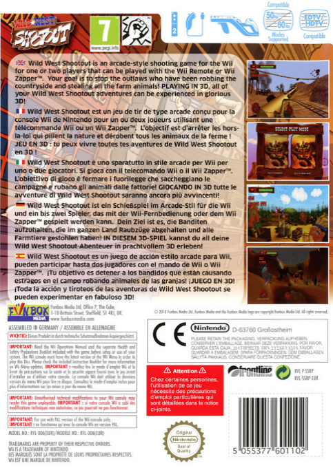 Wild West Shootout — box-2D-back (EU)