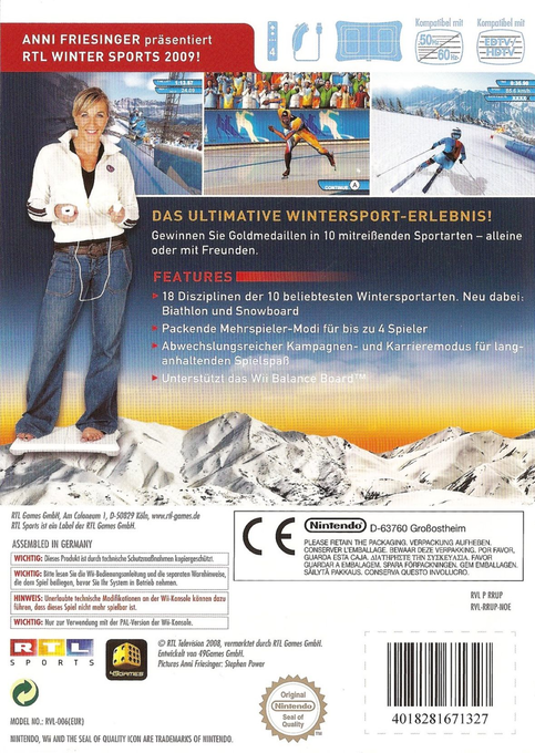 Winter Sports 2009 - The Next Challenge — box-2D-back (DE)