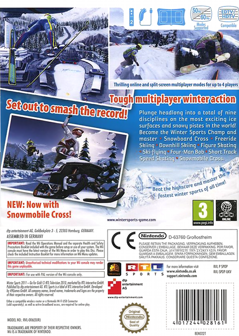 Winter Sports 2011 - Go For Gold — box-2D-back (EU)