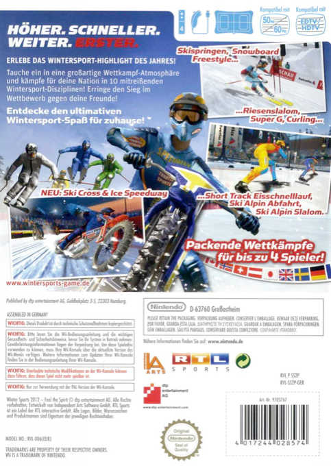Winter Sports 2012 - Feel The Spirit — box-2D-back (DE)