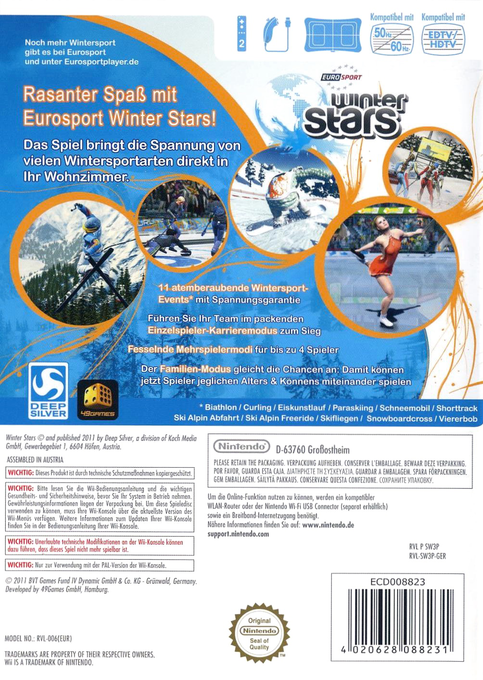 Winter Stars — box-2D-back (DE)