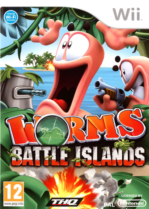 Worms - Battle Islands — box-2D (EU)