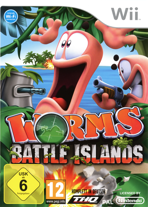 Worms - Battle Islands — box-2D (DE)
