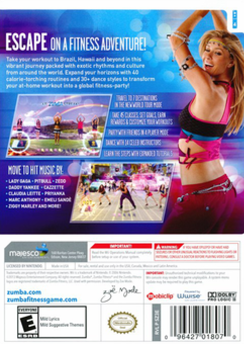 Zumba Fitness World Party — box-2D-back (US)