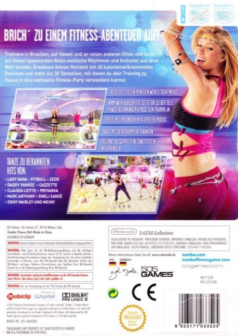Zumba Fitness World Party — box-2D-back (DE)